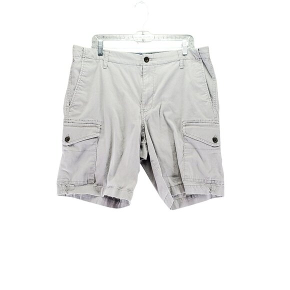 Chaps Short Mens 36 Tan Cargo Shorts 36 Stretch Cotton Blend - Picture 1 of 8